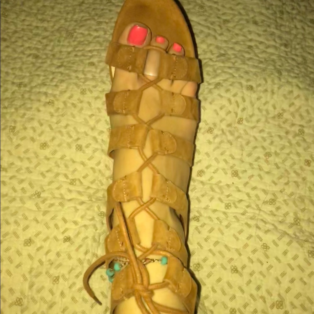 🔥 Marc Fisher gladiator sandals Sz 8.5 - Picture 5 of 8